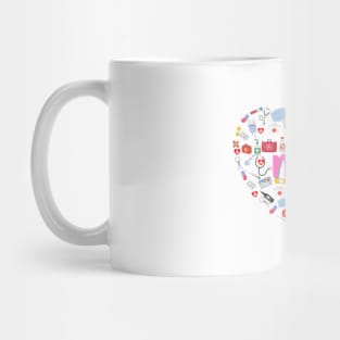 Nurse Love Nursing Student RN Life Thank You Mug